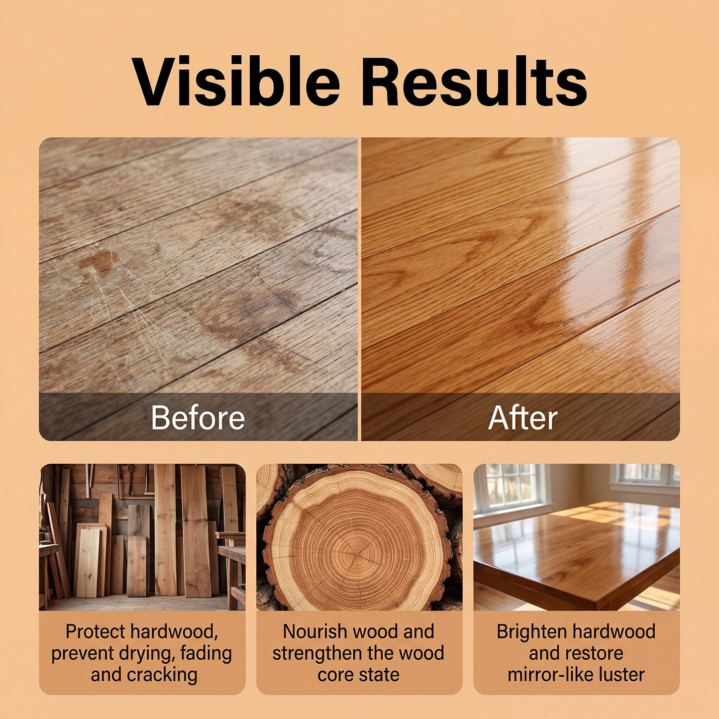 Limited-Time Offer | Wood Floor Doctor – Wood Floor Care Solution: Repairs, adds shine, and extends the lifespan of your wood floors.