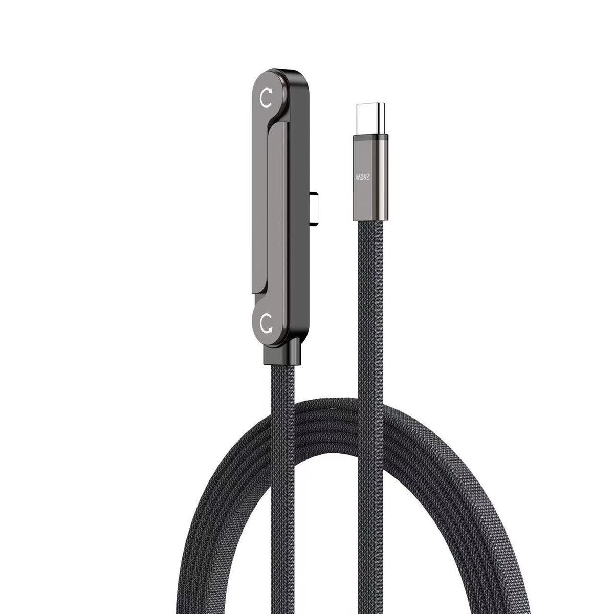 ⚡️Special Offer-240W fast charging cable with built-in 90° stand