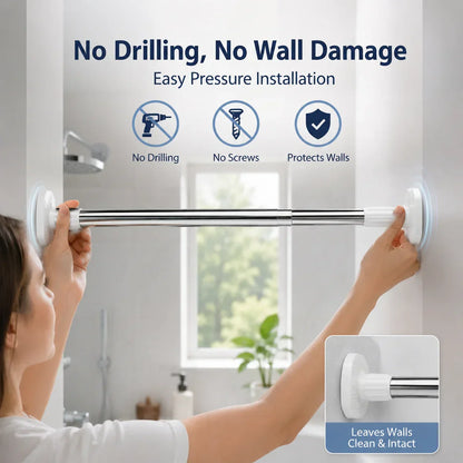 ✨Limited-time 50% off adjustable rod without drilling