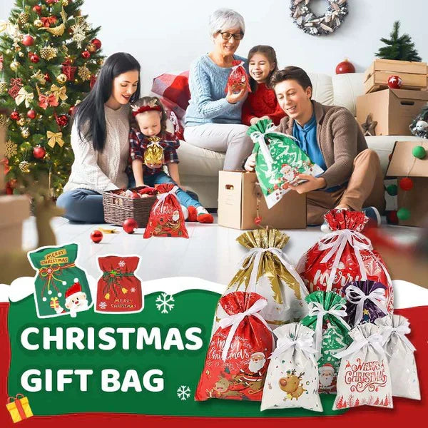 🎅🎄Limited-time 50% off Christmas drawstring gift bags🎁