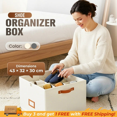 ⏰ Limited-time 50% off! 👟 Foldable fabric shoe box storage box