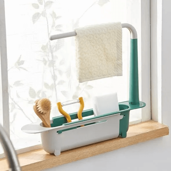 🔥Limited Time 50% OFF Buy one get one free🔥Updated Telescopic Sink Storage Rack