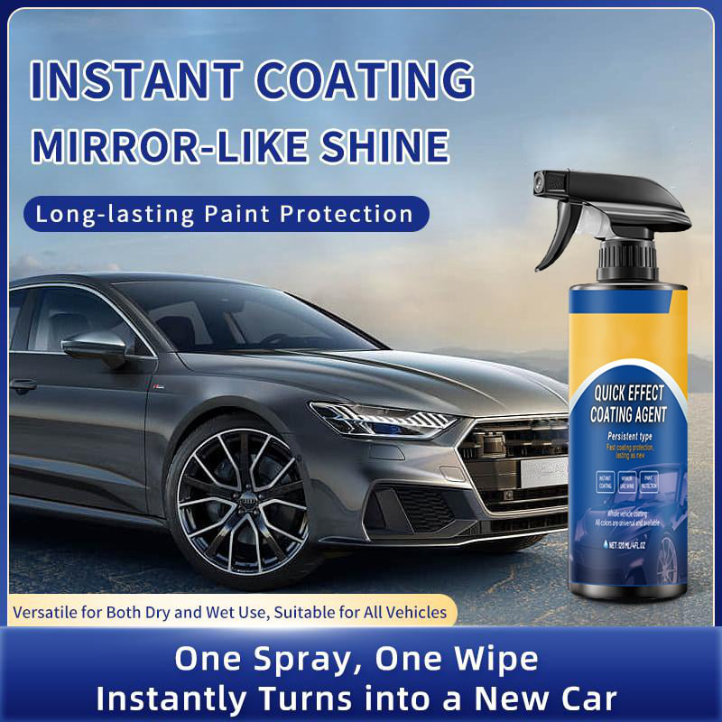 🔥Advanced Car Quick-acting Coating Agent Spray with Complete Detailing Cleaning Tool Kit Included