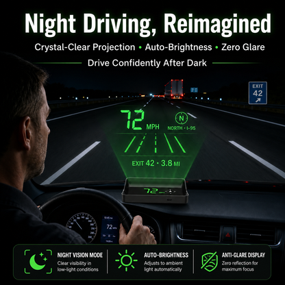🚗 Half-price offer for the first 50 customers 🔥 Car Head-Up Display (HUD) GPS Digital Speedometer