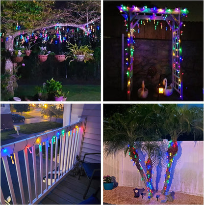 🔥No electricity bill all year round, 50% off✅ Outdoor solar-powered teardrop string lights