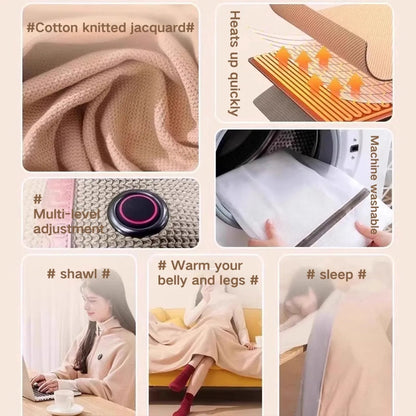 🔥Portable Heated Shawl – Wearable Electric Heating Shawl
