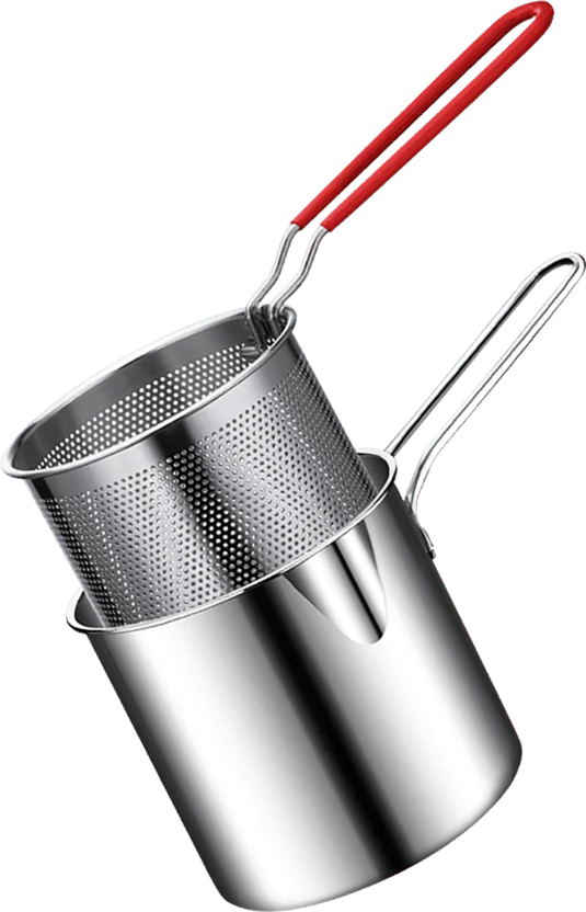 304 stainless steel oil filter kettle - the companion of deep fryer, healthy and ruthless!