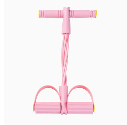 21 Fitness Resistance Bands-6 Tube Pedal Ankle Puller