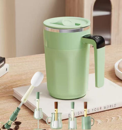 🏆Flash Sale⚡50K+ SOLD! 💥☕ Rechargeable Automatic Magnetic Stirring Coffee Mug Set