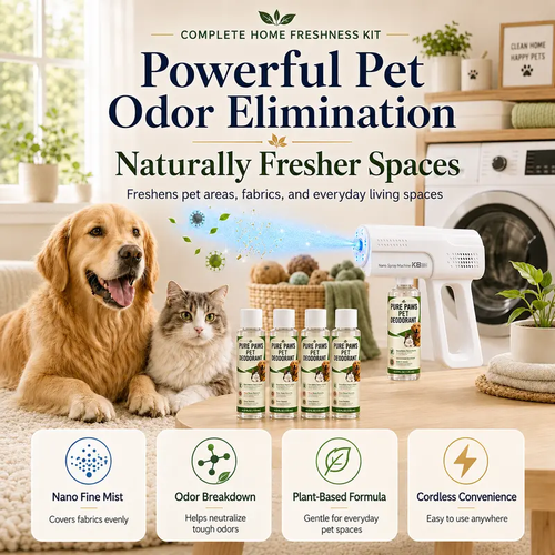 🔥2026 50% OFF NOW! Pet Cleaner: Stain and Odor Removal Spray for Cats and Dogs – Suitable for Cages, Beds, Mats, and Floors