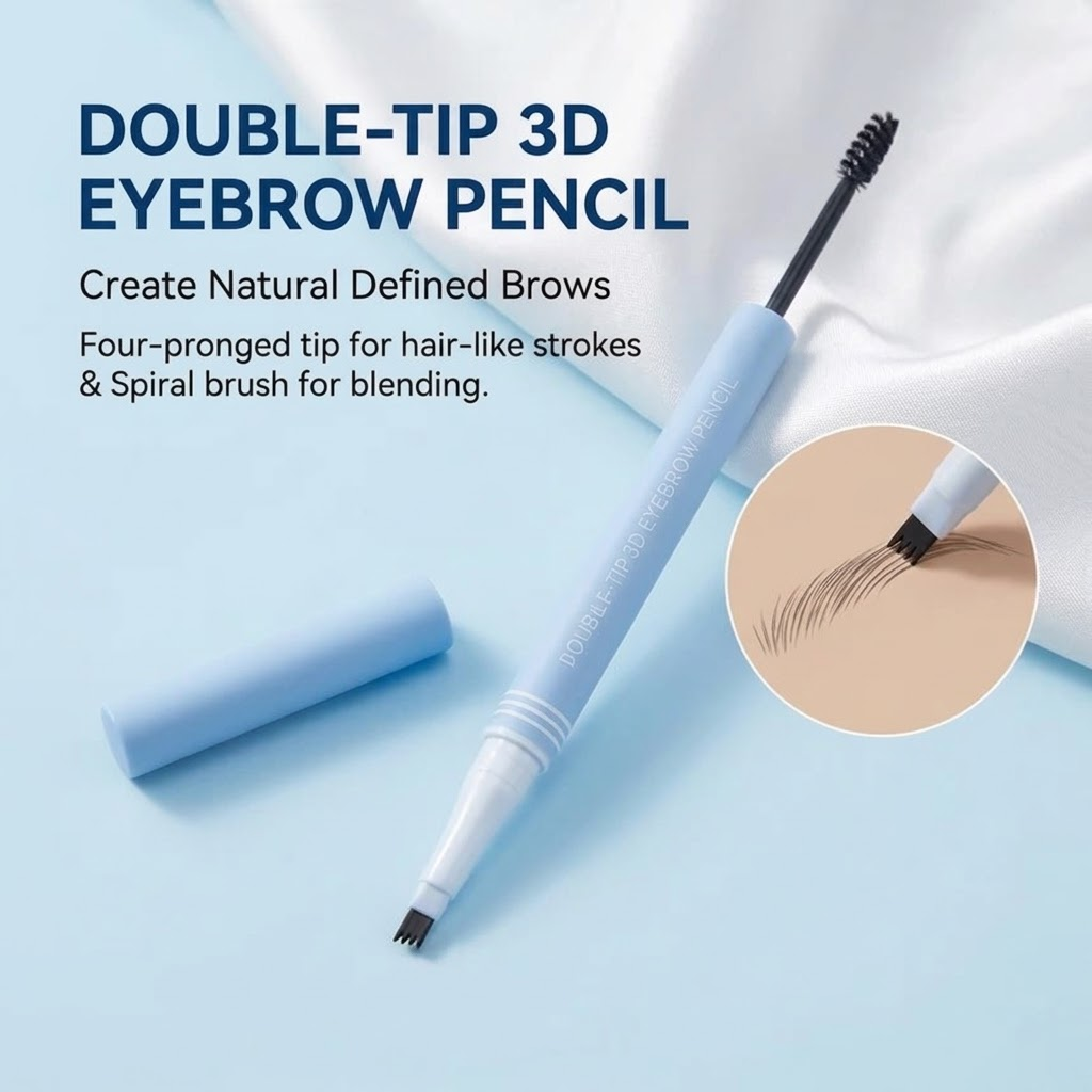 💕Buy One, Get One Free ✨ Dual-Tip 3D Microblading Eyebrow Pen for Natural, Long-Lasting Results! ✨