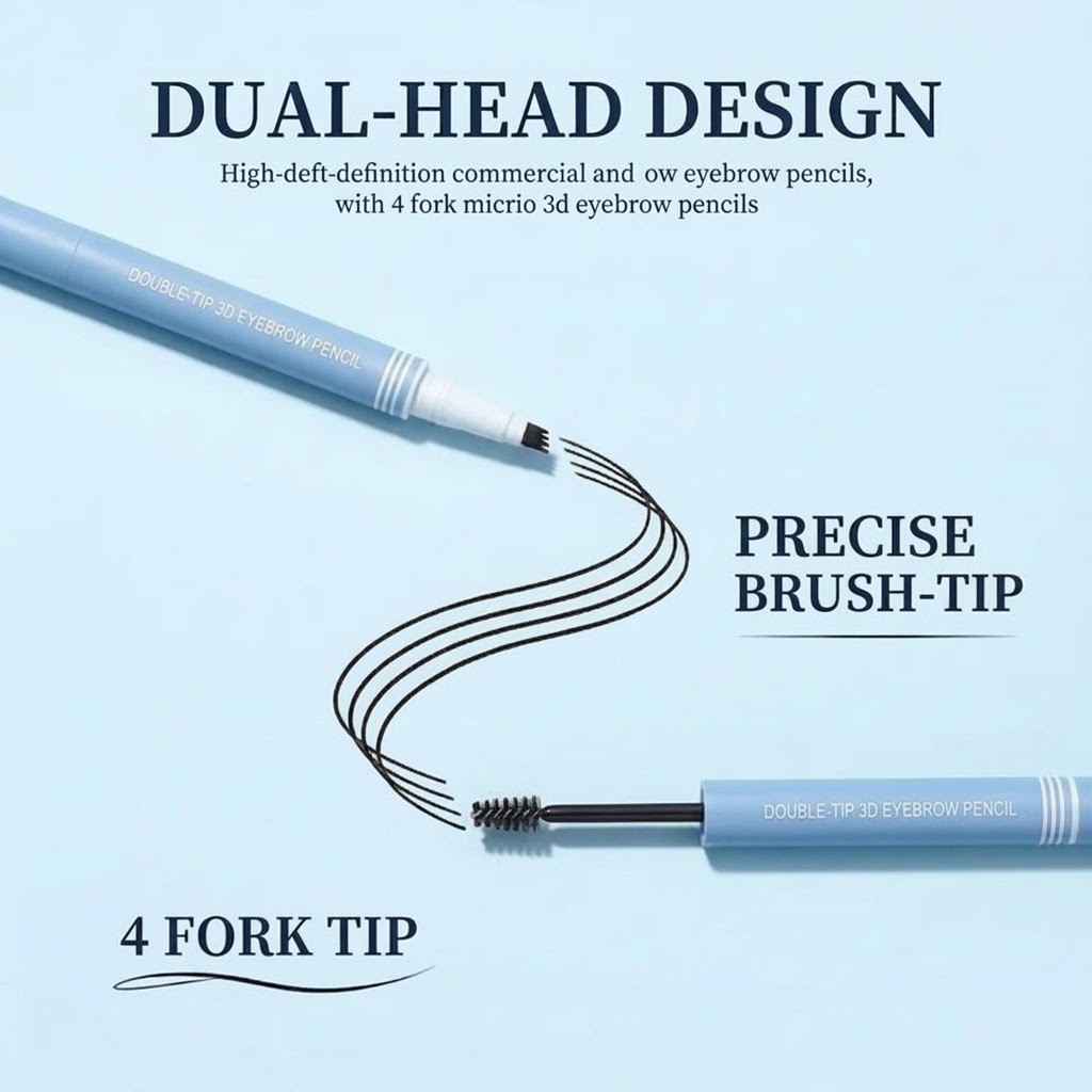 💕Buy One, Get One Free ✨ Dual-Tip 3D Microblading Eyebrow Pen for Natural, Long-Lasting Results! ✨
