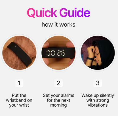 ⏰ Onyx Silent Vibration Alarm Clock Smart Fitness Tracker