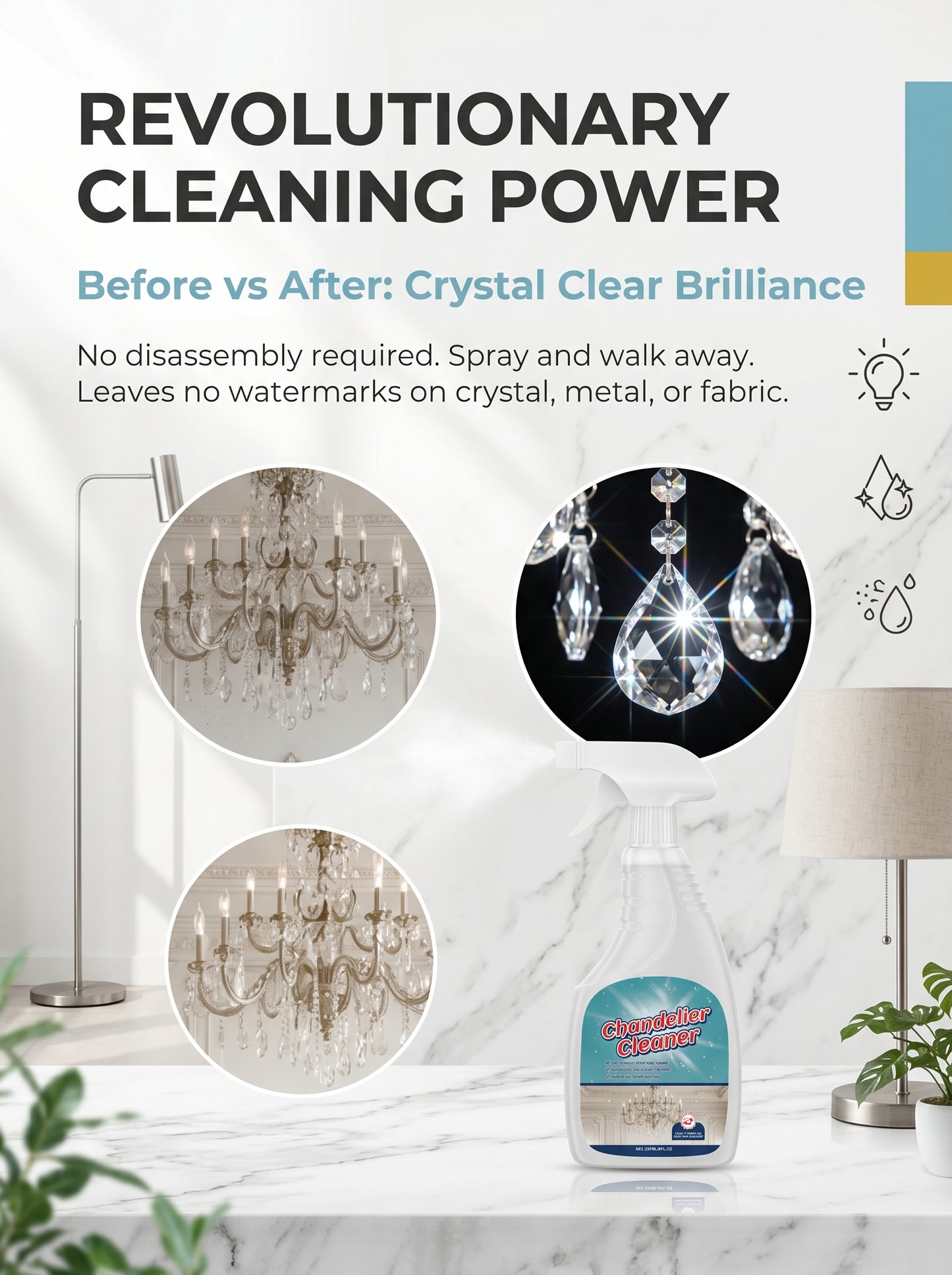 Chandelier Cleaning & Care Spray