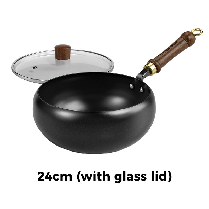 🍳🔥 Healthy Uncoated Iron Pot | Professional-Grade Iron Cookware, No Harmful Coating