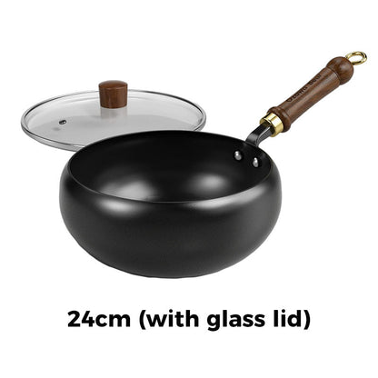 🍳🔥 Healthy Uncoated Iron Pot | Professional-Grade Iron Cookware, No Harmful Coating