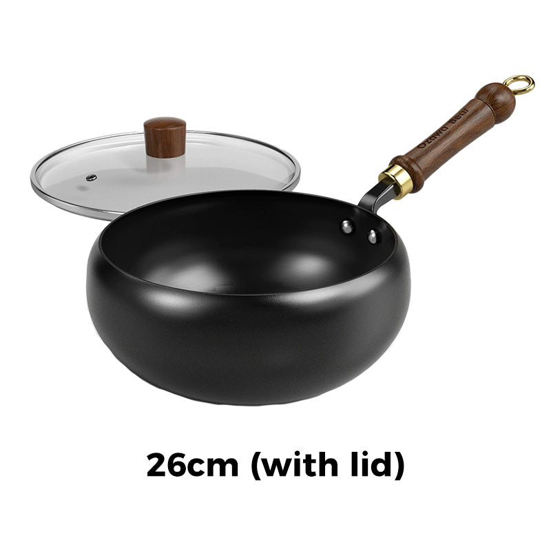 🍳🔥 Healthy Uncoated Iron Pot | Professional-Grade Iron Cookware, No Harmful Coating