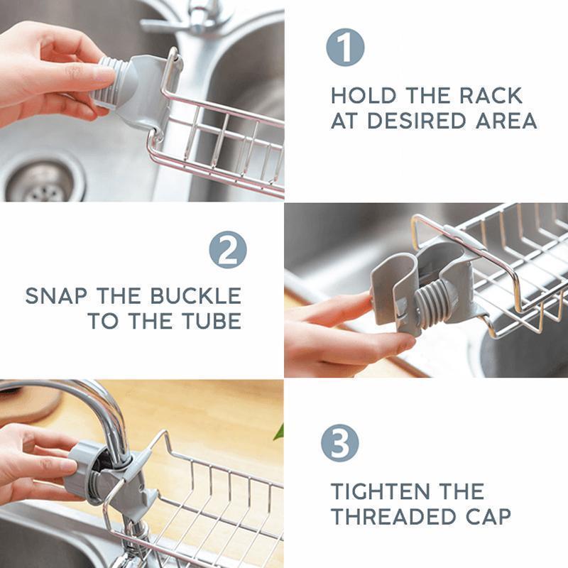 🏠 Hot Sale-50% OFF✨Kitchen Sink Organizer Rack