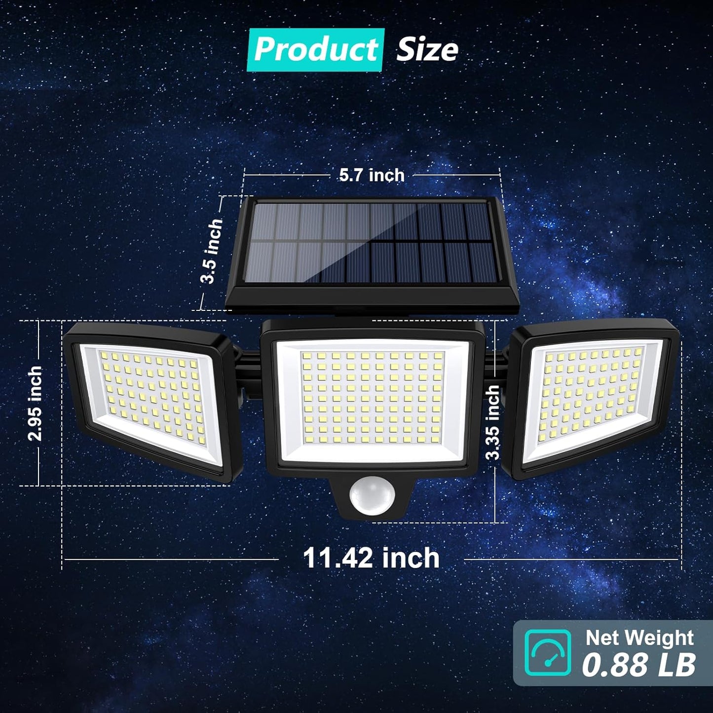 🥳2026 HOT SALE🥳💞50K+ SOLD!✨Solar Outdoor Lights Motion Sensor