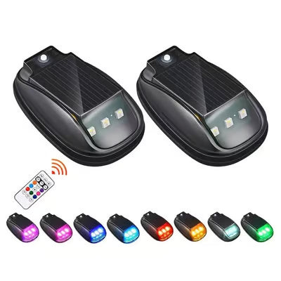 Solar Car Roof RGBStrobe Light