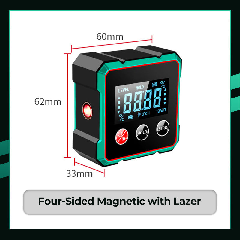 🎁🎁2026 Hot Sale 50% OFF💥Magnetic Digital Angle Finder with Electronic Laser
