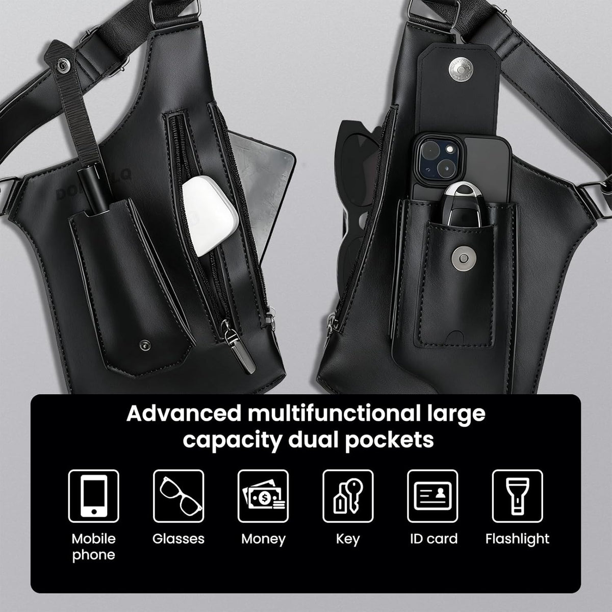 🔥2026 NEW HOT SALE 🔥Double shoulder strap multi-pocket outdoor anti-theft tactical bag