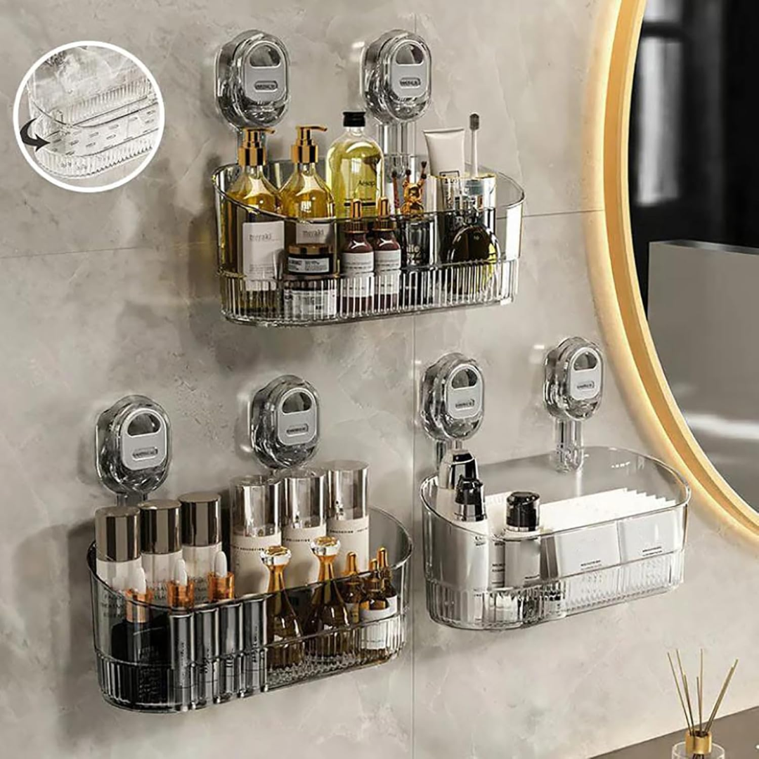 🔥30,000 units sold in June🔥 - No drilling required Waterproof Bathroom Organizer