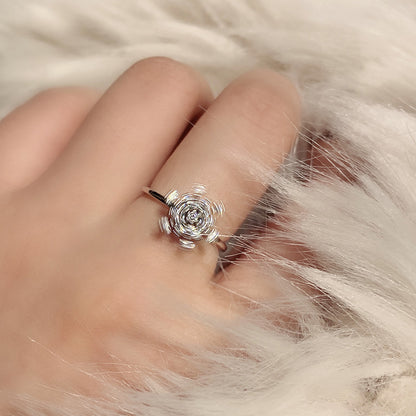 🔥Limited-time 50% off - Rotatable snowflake ring