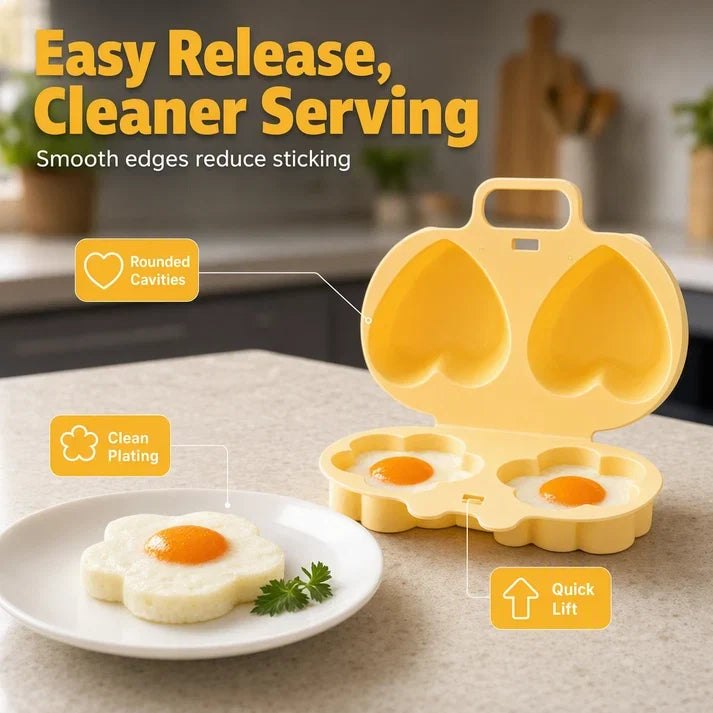 🥚First 50 customers enjoy buy 1 get 1 free! ⏱️ Microwave Egg Cooker – Perfect boiled eggs in just 2 minutes 🌿