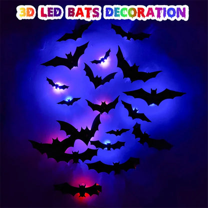 Halloween Special Offer: 50% Off 🔥3D Bat-Shaped LED Decorations
