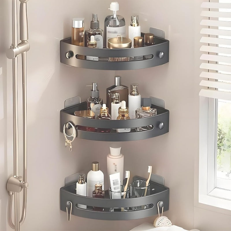 🌟Best-Seller | A Household Essential | Drill-Free Triangular Shower Shelf