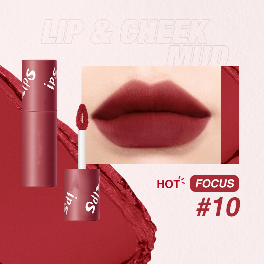 💄Matte 2-in-1 Lip & Cheek Tint – Airy Lip Glaze – Non-Transfer Lip Color