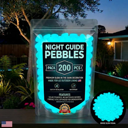 💥50%OFF💥🌈Colorful Glow-in-the-Dark Garden Stones