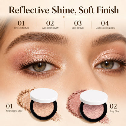 ⚡⚡Neueste Lidschattenkollektion 2026 – 50 % Rabatt |🎨💫 Multicolor Metallic Eyeshadow – Buildable, shimmering metallic eyeshadow