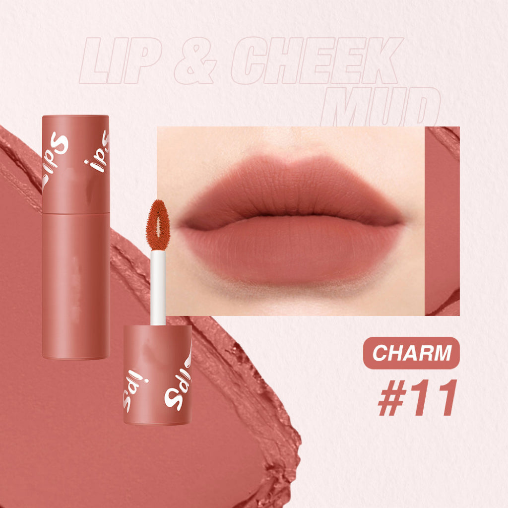 💄Matte 2-in-1 Lip & Cheek Tint – Airy Lip Glaze – Non-Transfer Lip Color