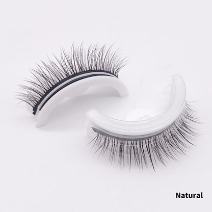 🌺Glue-Free Self-Adhesive Lashes – 3-Second, Natural & Reusable
