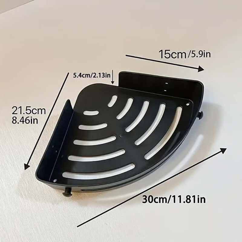 🌟Best-Seller | A Household Essential | Drill-Free Triangular Shower Shelf