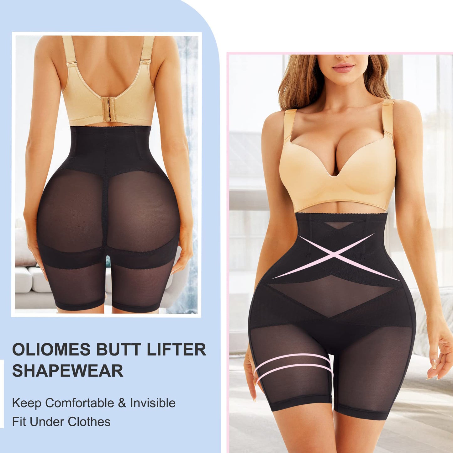 🔥50% off!🔥 High-Waisted Mid-High Shorts
