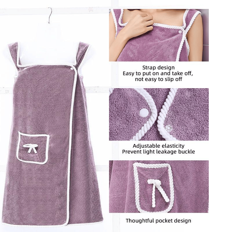🔥Monthly sales of 150,000+, limited-time 50% off🎁Wearable, absorbent, soft adult bathrobe