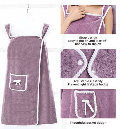 🔥Monthly sales of 150,000+, limited-time 50% off🎁Wearable, absorbent, soft adult bathrobe