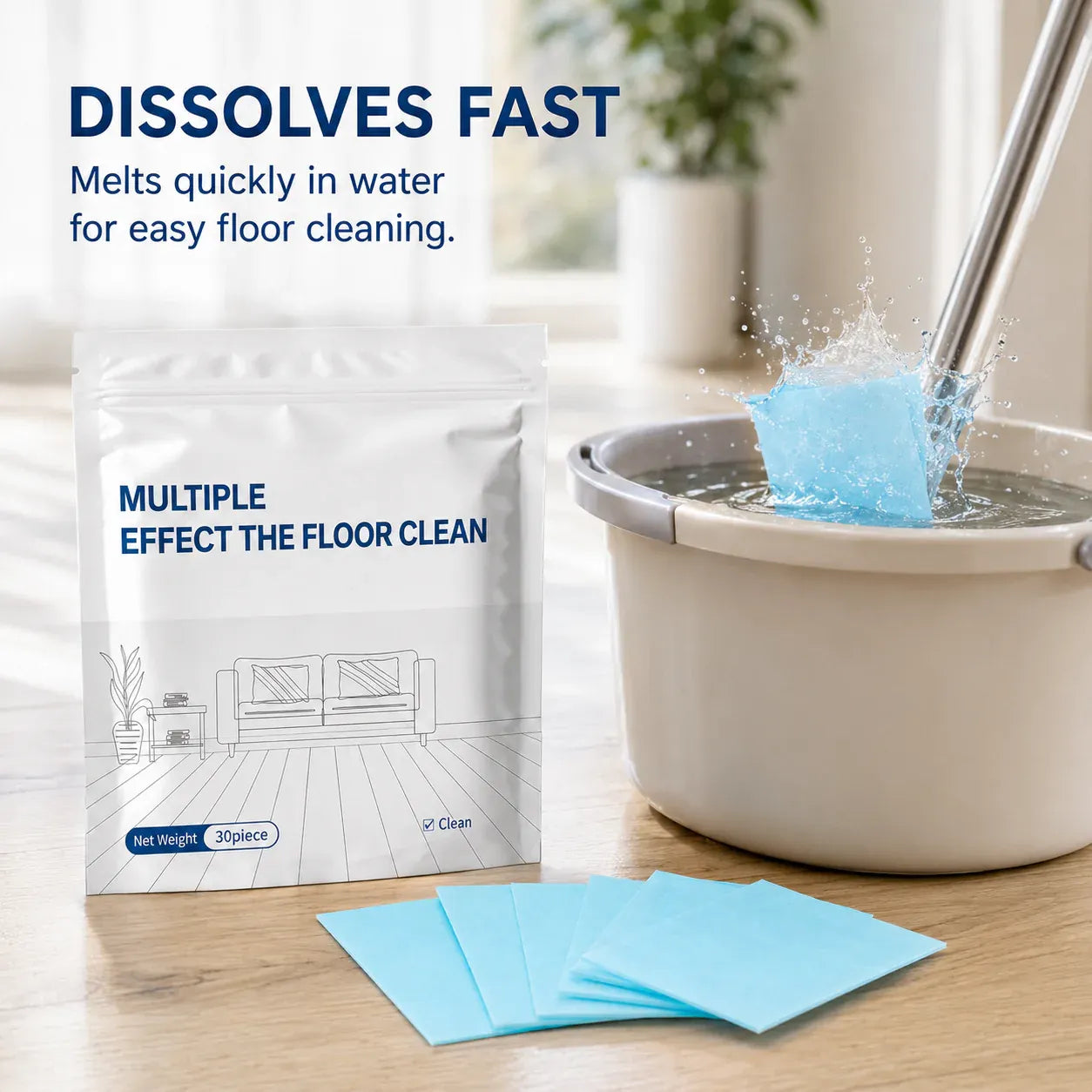 Newest 2026 Home Cleaning Tablets|Floor Cleaning Tablets Multi-Surface Antibacterial Cleaner