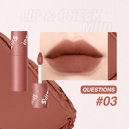 💄Matte 2-in-1 Lip & Cheek Tint – Airy Lip Glaze – Non-Transfer Lip Color