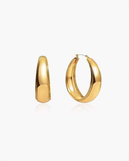 ✨Newest 2026 Model✨Orin Large Hoop Earrings in Silver