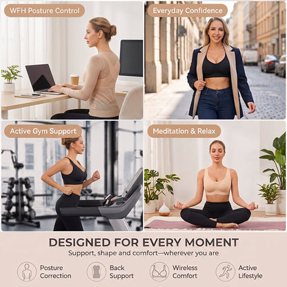 💥Buy One, Get One Free💕Women’s Posture Correcting Back-Smoothing Sports Bra with Front Closure