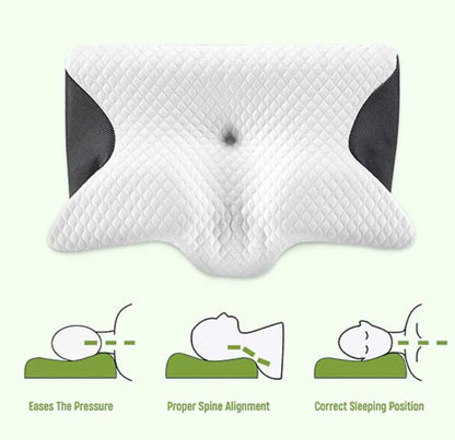 🦋Limited-time 50% discount Aura Rest Butterfly Memory Foam Neck Pillow 🛌 Ergonomic Butterfly Design, Soft Memory Foam for Travel & Sleep