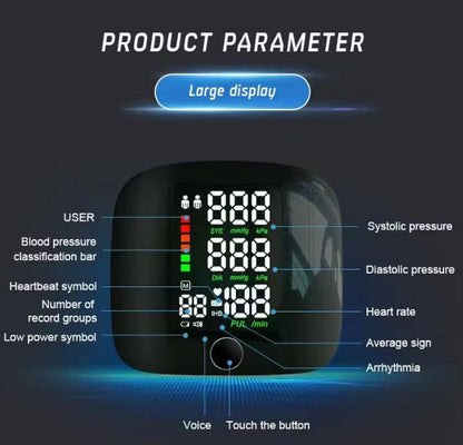 Hot sale🔥50%OFF! USB-C Rechargeable Wrist Blood Pressure Monitor