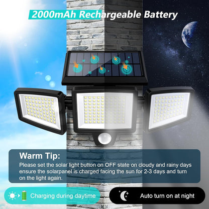 🥳2026 HOT SALE🥳💞50K+ SOLD!✨Solar Outdoor Lights Motion Sensor