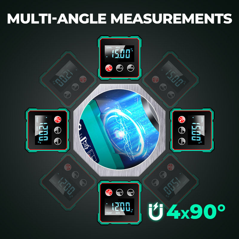 🎁🎁2026 Hot Sale 50% OFF💥Magnetic Digital Angle Finder with Electronic Laser