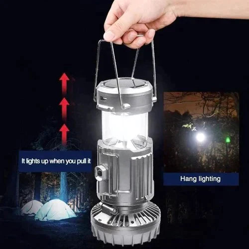 🎁5-in-1🎁Portable LED Camping Lantern With Fan💡