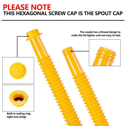 🔥Monthly sales of 200,000+ upgraded replacement gasoline cans with flexible nozzles